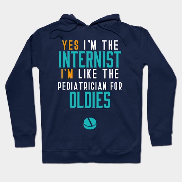 Hospital Internist Hoodie by bluerockproducts